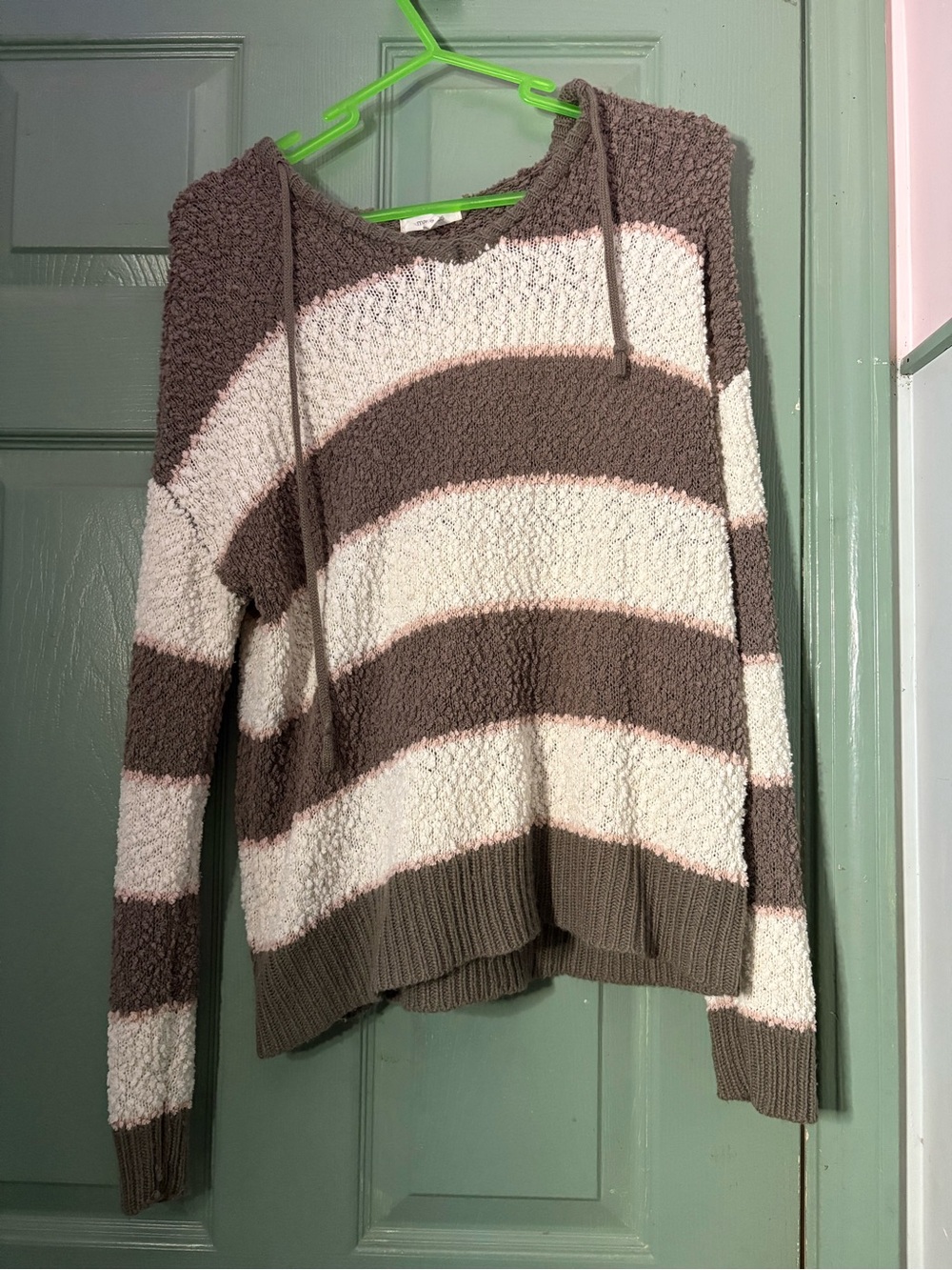 Maurices Chunky Striped Neapolitan Hoodie